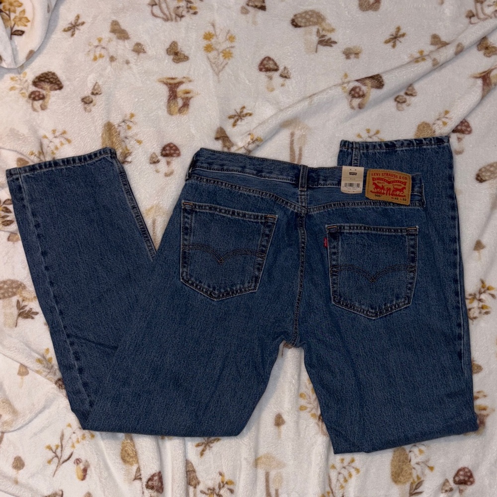 Levi's Men's Dark Blue Denim Jeans - Picture 3 of 3